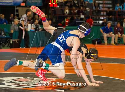 Thumbnail 1 in NYSPHSAA Wrestling Championships (Division 1 First Round) photogallery.