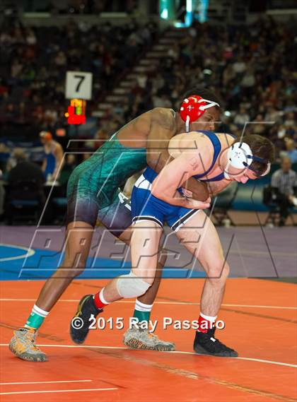 Thumbnail 3 in NYSPHSAA Wrestling Championships (Division 1 First Round) photogallery.