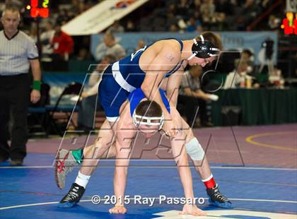 Thumbnail 2 in NYSPHSAA Wrestling Championships (Division 1 First Round) photogallery.