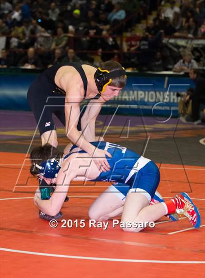 Thumbnail 3 in NYSPHSAA Wrestling Championships (Division 1 First Round) photogallery.