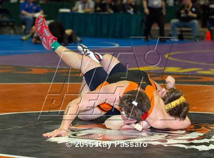 Thumbnail 2 in NYSPHSAA Wrestling Championships (Division 1 First Round) photogallery.