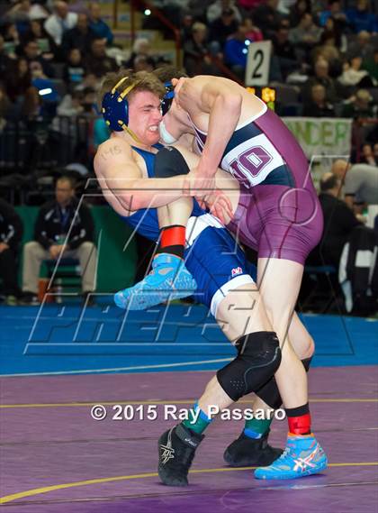 Thumbnail 3 in NYSPHSAA Wrestling Championships (Division 1 First Round) photogallery.