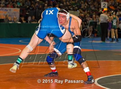 Thumbnail 2 in NYSPHSAA Wrestling Championships (Division 1 First Round) photogallery.