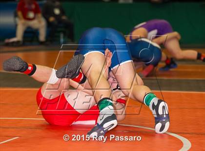 Thumbnail 1 in NYSPHSAA Wrestling Championships (Division 1 First Round) photogallery.