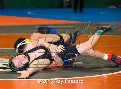 Thumbnail 1 in NYSPHSAA Wrestling Championships (Division 1 First Round) photogallery.