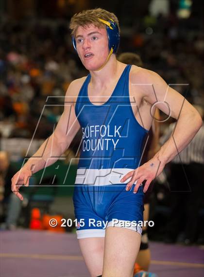 Thumbnail 3 in NYSPHSAA Wrestling Championships (Division 1 First Round) photogallery.