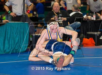 Thumbnail 2 in NYSPHSAA Wrestling Championships (Division 1 First Round) photogallery.