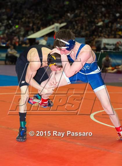 Thumbnail 1 in NYSPHSAA Wrestling Championships (Division 1 First Round) photogallery.