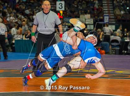 Thumbnail 2 in NYSPHSAA Wrestling Championships (Division 1 First Round) photogallery.