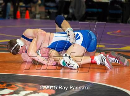 Thumbnail 3 in NYSPHSAA Wrestling Championships (Division 1 First Round) photogallery.