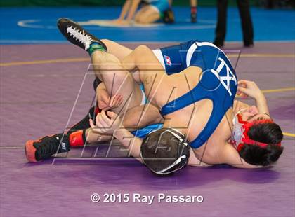 Thumbnail 2 in NYSPHSAA Wrestling Championships (Division 1 First Round) photogallery.