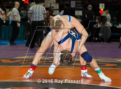 Thumbnail 3 in NYSPHSAA Wrestling Championships (Division 1 First Round) photogallery.