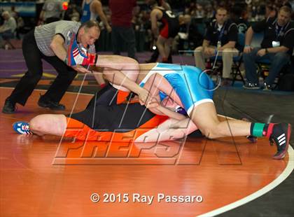 Thumbnail 1 in NYSPHSAA Wrestling Championships (Division 1 First Round) photogallery.