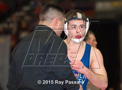 Thumbnail 3 in NYSPHSAA Wrestling Championships (Division 1 First Round) photogallery.