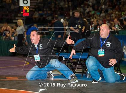 Thumbnail 2 in NYSPHSAA Wrestling Championships (Division 1 First Round) photogallery.