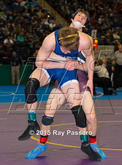 Thumbnail 2 in NYSPHSAA Wrestling Championships (Division 1 First Round) photogallery.