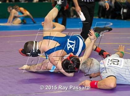 Thumbnail 3 in NYSPHSAA Wrestling Championships (Division 1 First Round) photogallery.