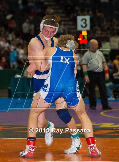 Thumbnail 1 in NYSPHSAA Wrestling Championships (Division 1 First Round) photogallery.