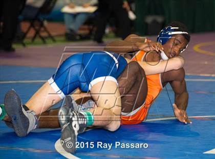 Thumbnail 1 in NYSPHSAA Wrestling Championships (Division 1 First Round) photogallery.