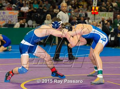 Thumbnail 1 in NYSPHSAA Wrestling Championships (Division 1 First Round) photogallery.