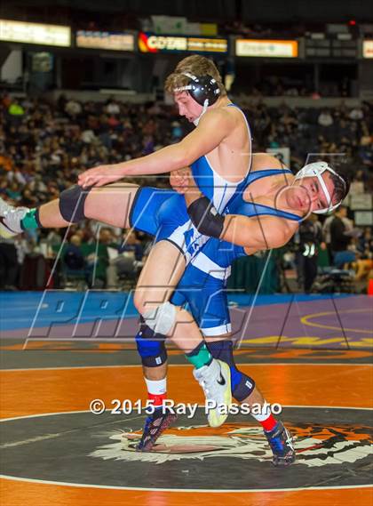 Thumbnail 1 in NYSPHSAA Wrestling Championships (Division 1 First Round) photogallery.