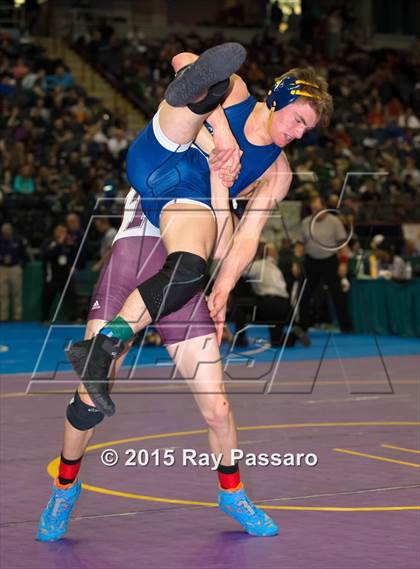 Thumbnail 1 in NYSPHSAA Wrestling Championships (Division 1 First Round) photogallery.