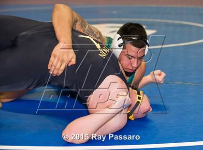 Thumbnail 3 in NYSPHSAA Wrestling Championships (Division 1 First Round) photogallery.