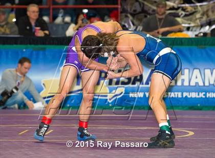 Thumbnail 2 in NYSPHSAA Wrestling Championships (Division 1 First Round) photogallery.