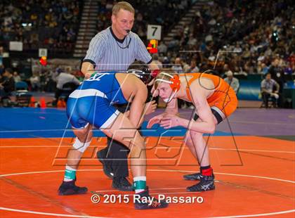 Thumbnail 3 in NYSPHSAA Wrestling Championships (Division 1 First Round) photogallery.