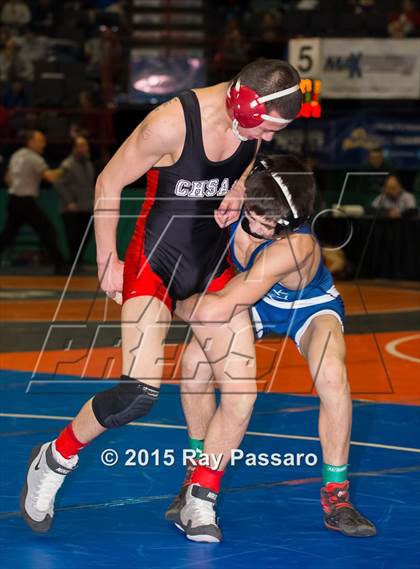 Thumbnail 3 in NYSPHSAA Wrestling Championships (Division 1 First Round) photogallery.