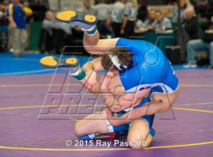 Thumbnail 3 in NYSPHSAA Wrestling Championships (Division 1 First Round) photogallery.