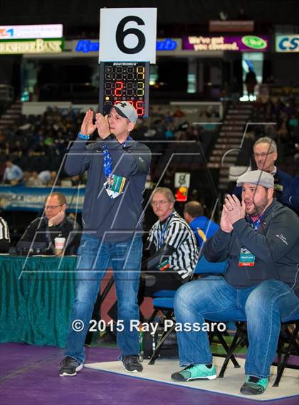 Thumbnail 2 in NYSPHSAA Wrestling Championships (Division 1 First Round) photogallery.