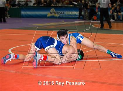 Thumbnail 3 in NYSPHSAA Wrestling Championships (Division 1 First Round) photogallery.