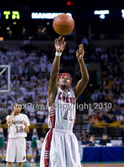 Thumbnail 1 in Mansfield vs Madison Park (MIAA Division 1 South Final) photogallery.
