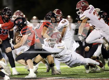 Thumbnail 3 in Morris @ Triad (IHSA 5A first round) photogallery.
