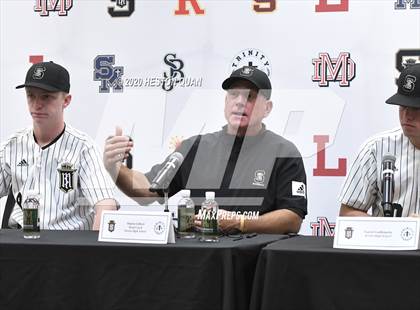 Thumbnail 2 in Trinity League Baseball Media Day - Servite photogallery.