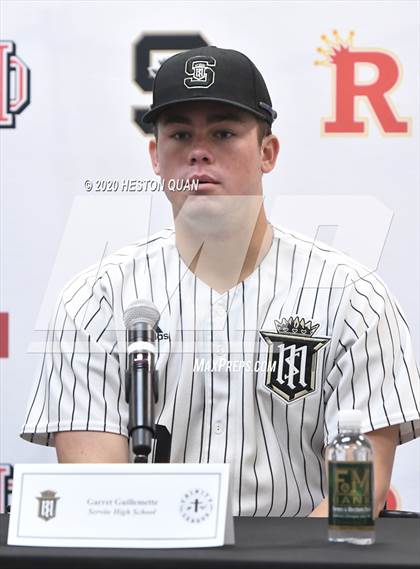 Thumbnail 2 in Trinity League Baseball Media Day - Servite photogallery.