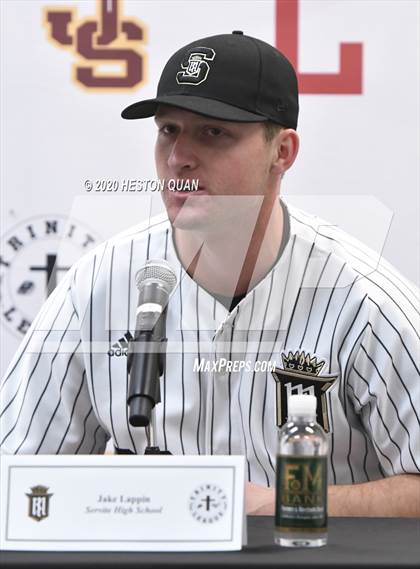Thumbnail 3 in Trinity League Baseball Media Day - Servite photogallery.