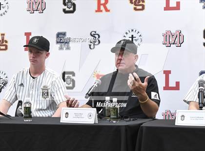 Thumbnail 2 in Trinity League Baseball Media Day - Servite photogallery.