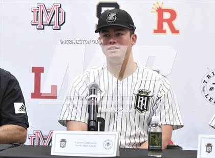 Thumbnail 2 in Trinity League Baseball Media Day - Servite photogallery.