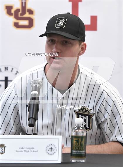 Thumbnail 1 in Trinity League Baseball Media Day - Servite photogallery.