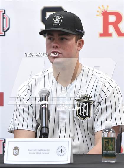 Thumbnail 1 in Trinity League Baseball Media Day - Servite photogallery.