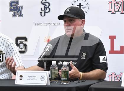 Thumbnail 3 in Trinity League Baseball Media Day - Servite photogallery.
