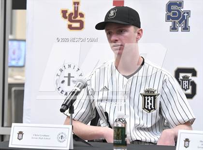 Thumbnail 2 in Trinity League Baseball Media Day - Servite photogallery.