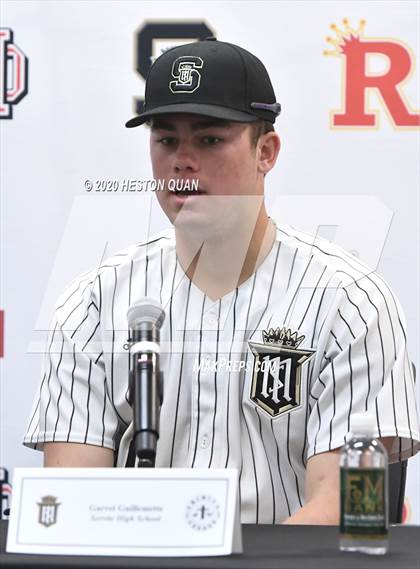 Thumbnail 3 in Trinity League Baseball Media Day - Servite photogallery.