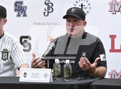 Thumbnail 1 in Trinity League Baseball Media Day - Servite photogallery.