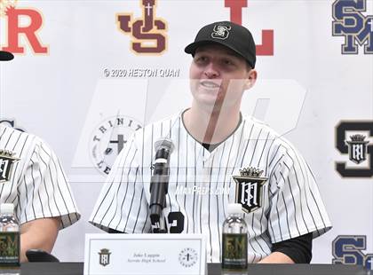 Thumbnail 1 in Trinity League Baseball Media Day - Servite photogallery.