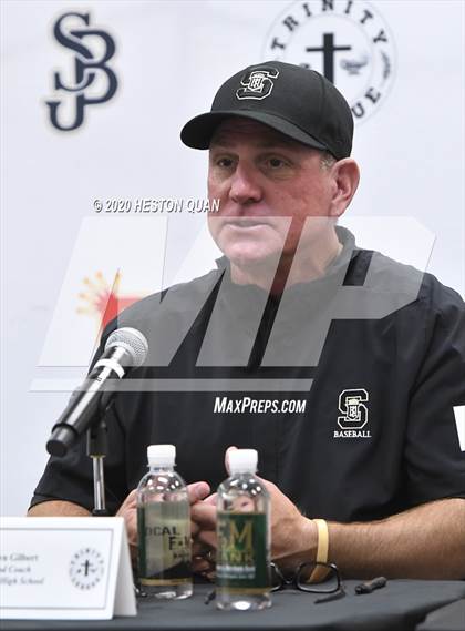 Thumbnail 1 in Trinity League Baseball Media Day - Servite photogallery.