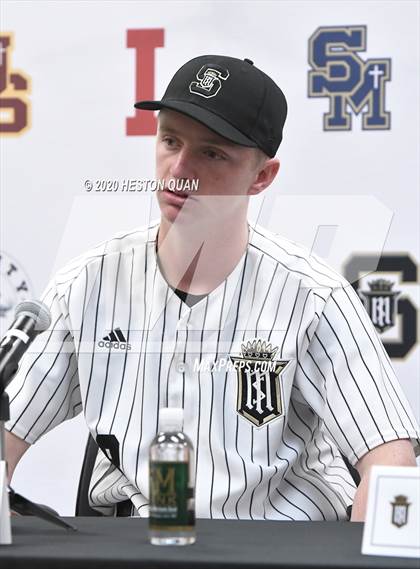 Thumbnail 2 in Trinity League Baseball Media Day - Servite photogallery.