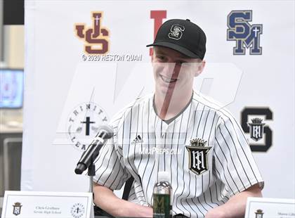 Thumbnail 1 in Trinity League Baseball Media Day - Servite photogallery.